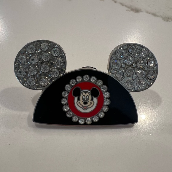 Disney Jewel Mickey Mouse Club Ears Hat Trading Pin - Picture 1 of 3